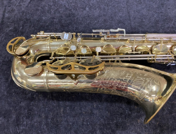 Photo Original Lacquer Cleveland Vintage King Super 20 Tenor Saxophone - Serial # 356440